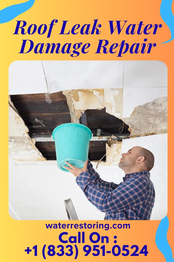 Roof Leak Water Damage Repair in Wareham Center, MA